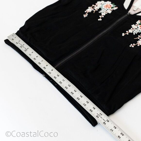 Joie Juanita Floral Embroidered Bomber Pastel Jacket M, TV Celeb Pop Culture - Picture 9 of 11